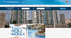 Desktop Screenshot of apartamentosmagicatriumbeach.com